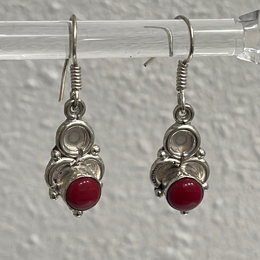 Handmade silver earrings
